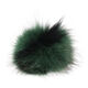 Lana Grossa Pompon futrzany Finnraccoon | 706-zielony/czarny