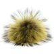 Lana Grossa Pompon futrzany Finnraccoon | 133-musztardowy 