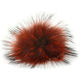 Lana Grossa Pompon futrzany Finnraccoon | 134-henna