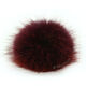 Lana Grossa Pompon futrzany Lis | 04-bordeaux