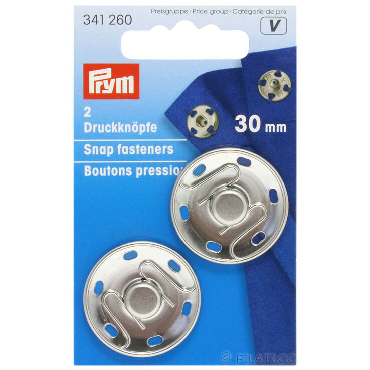 Lana Grossa PRYM 341260/30mm | 260-srebro
