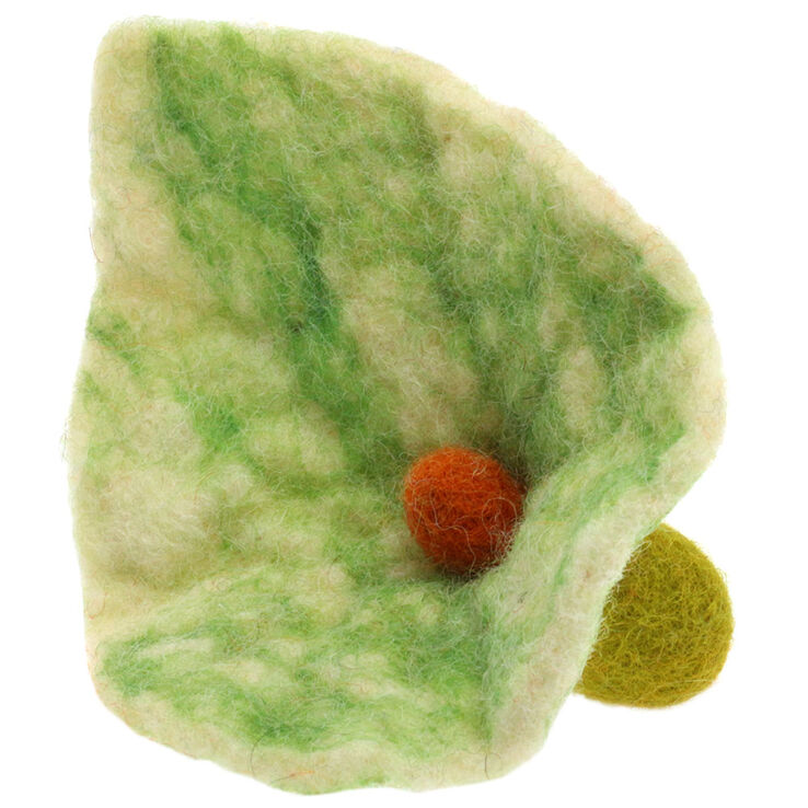 Lana Grossa Kwiat z filcu/12cm | 01-zielony