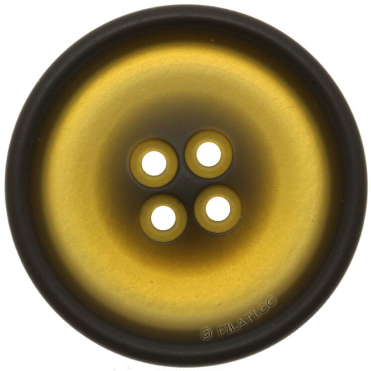 Union Knopf UNION KNOPF 451513/34mm | 78-złoto-żółty/ciemny brąz