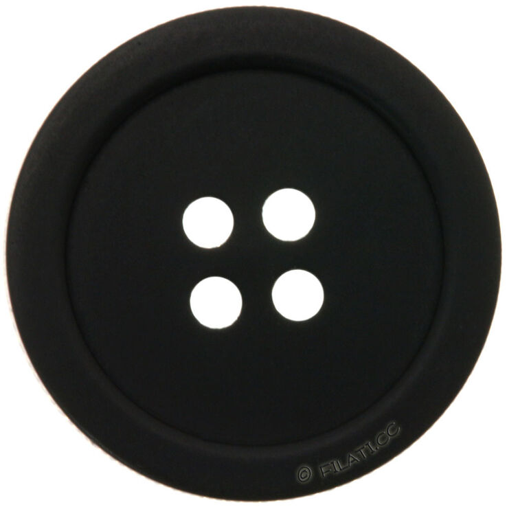 Lana Grossa UNION KNOPF 46943/18mm | 80-czarny