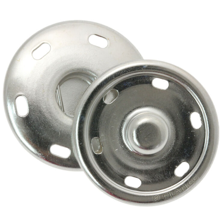 Union Knopf Guzik metalowy 30mm | 82-srebro