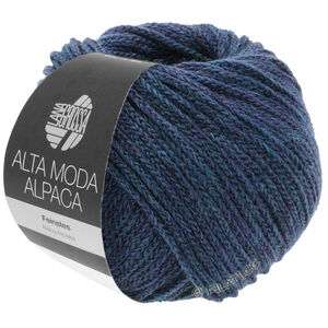Lana Grossa ALTA MODA ALPACA | 036-petrol/royal Marmurkowu
