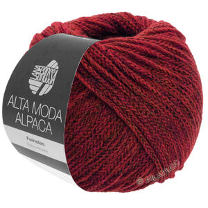 Lana Grossa ALTA MODA ALPACA | 040-ciemna czerwień  Marmurkowu
