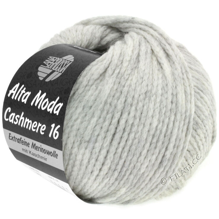 Lana Grossa ALTA MODA CASHMERE 16 | 01-jasnoszary Marmurkowu