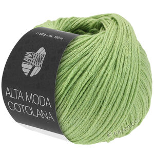 Lana Grossa ALTA MODA COTOLANA | 10-zielone jabłko