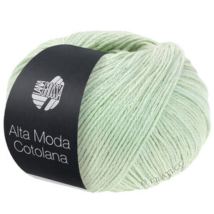 Lana Grossa ALTA MODA COTOLANA | 72-biało zielony 