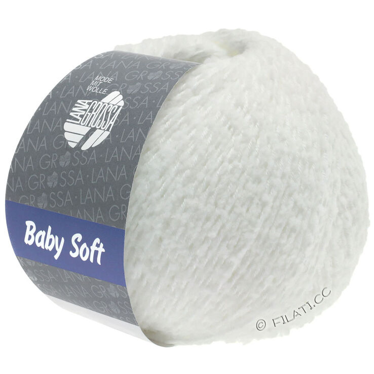 Lana Grossa BABY SOFT | 01-biały