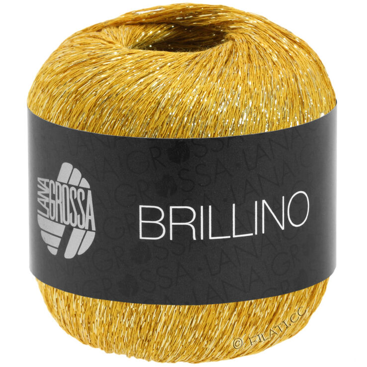Lana Grossa BRILLINO | 03-Żółte złoto