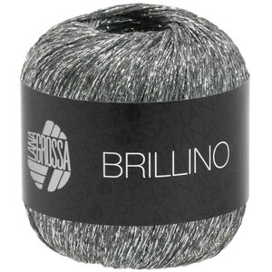Lana Grossa BRILLINO | 06-szary/srebro