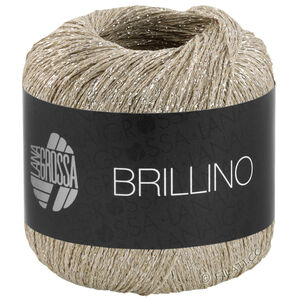 Lana Grossa BRILLINO | 39-greige/srebro