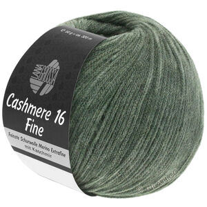 Lana Grossa CASHMERE 16 FINE | 034-szaro-zielony