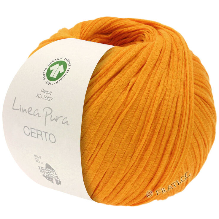 Lana Grossa CERTO (Linea Pura) | 01-Pomarańczowy