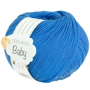 Lana Grossa COOL WOOL Baby Uni/Print 50g | 322-niebieski chaber