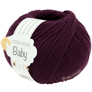 Lana Grossa COOL WOOL Baby Uni/Print 50g | 329-burgund