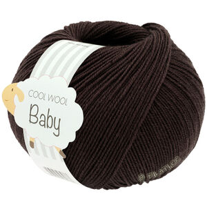 Lana Grossa COOL WOOL Baby Uni/Print 50g | 333-czarnobrązowy 