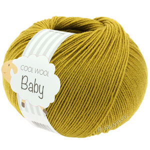 Lana Grossa COOL WOOL Baby Uni/Print 50g | 346-musztardowy żółty