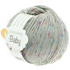 Lana Grossa COOL WOOL Baby Uni/Print 50g | 358-jasnoszary/Pomarańczowy/zielony/cyklamen
