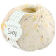 Lana Grossa COOL WOOL Baby Uni/Print 50g | 368-biały/cytrusowy żółty/jasnoszary/jasnozielony