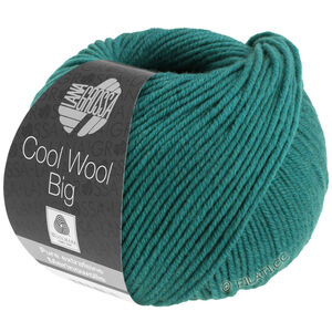Lana Grossa COOL WOOL Big  Uni/Melange | 1003-niebiesko-zielony