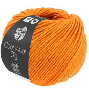 Lana Grossa COOL WOOL Big  Uni/Melange | 1041-Pomarańczowy