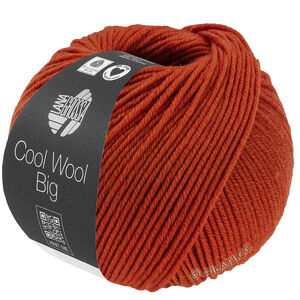 Lana Grossa COOL WOOL Big  Uni/Melange | 1042-cynamonowy brąz