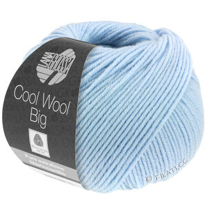 Lana Grossa COOL WOOL Big  Uni/Melange | 0604-jasno niebieski