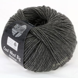 Lana Grossa COOL WOOL Big  Uni/Melange | 0617-ciemny szary Marmurkowu