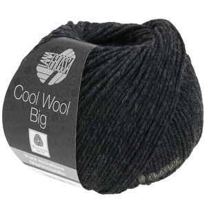 Lana Grossa COOL WOOL Big  Uni/Melange | 0618-antracyt