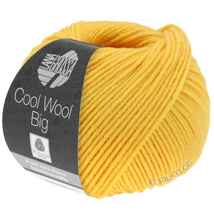 Lana Grossa COOL WOOL Big  Uni/Melange | 0958-żółty