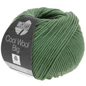 Lana Grossa COOL WOOL Big  Uni/Melange | 0967-rezeda zielona