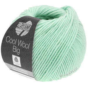 Lana Grossa COOL WOOL Big  Uni/Melange | 0978-pastelowy zielony