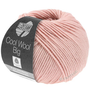 Lana Grossa COOL WOOL Big  Uni/Melange | 0982-stary róż