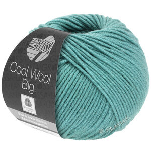 Lana Grossa COOL WOOL Big  Uni/Melange | 0984-Jasna zieleń morska