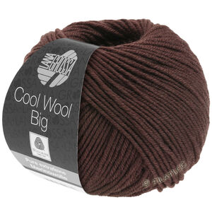 Lana Grossa COOL WOOL Big  Uni/Melange | 0987-czekoladowy brąz