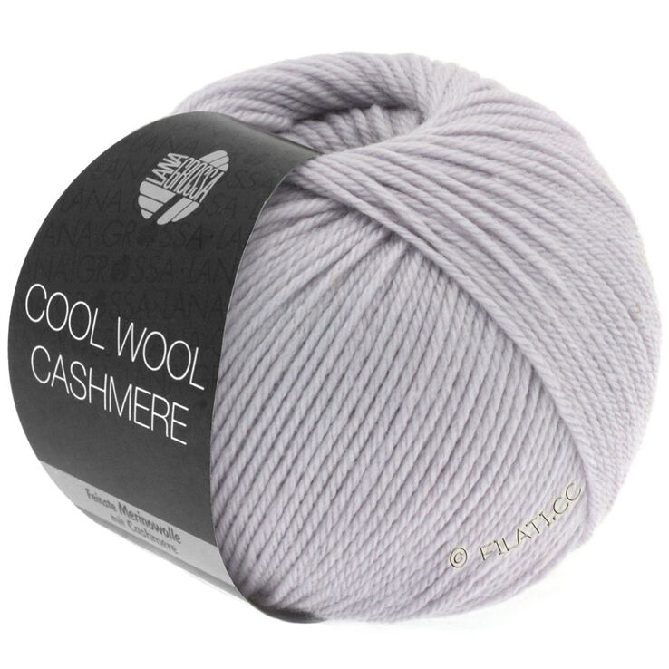 Lana Grossa COOL WOOL Cashmere | 01-miękki fioletowy