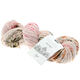 Lana Grossa COOL WOOL Hand-dyed | 102-rosé/fuksja/Pomarańczowy/czarny