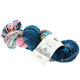 Lana Grossa COOL WOOL Hand-dyed | 104-turkus/ciemna benzyna/róża/różowy/czarnobrązowy