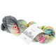 Lana Grossa COOL WOOL Hand-dyed | 105-średni szary/ciemny szary/róża/różowy/turkus/Pomarańczowy