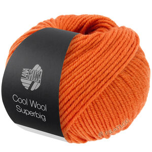 Lana Grossa COOL WOOL Superbig | 10-Pomarańczowy