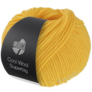 Lana Grossa COOL WOOL Superbig | 11-żółty