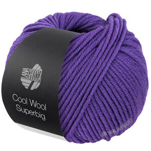 Lana Grossa COOL WOOL Superbig | 14-fioletowy