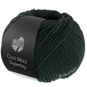 Lana Grossa COOL WOOL Superbig | 29-Loden zielony