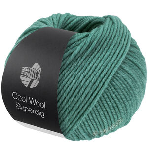 Lana Grossa COOL WOOL Superbig | 30-Jasna zieleń morska