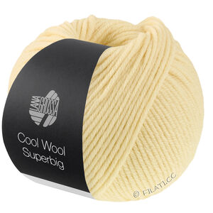 Lana Grossa COOL WOOL Superbig | 49-jasnożółty
