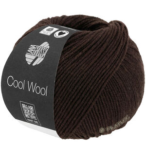 Lana Grossa COOL WOOL | 2113-czarnobrązowy 