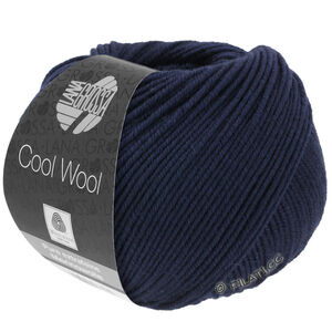 Lana Grossa COOL WOOL | 0414-niebieska północ